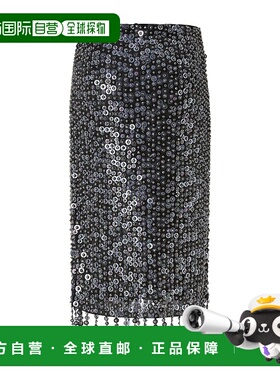 PINKO 女士半身裙 105469A2QM1GZE AW2025 黑色 Passaparola 半身