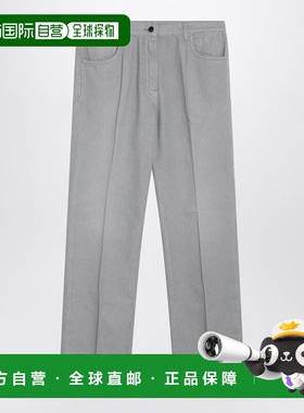 1h可退 潮奢 Prada 普拉达 女士 灰色水洗牛仔裤 GFP545OOO18NF