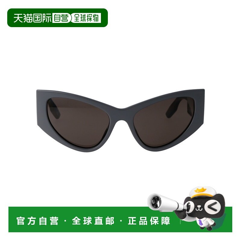 1h可退 BALENCIAGA 男士太阳镜 BB0300S004 SS2025 灰色 几何框太