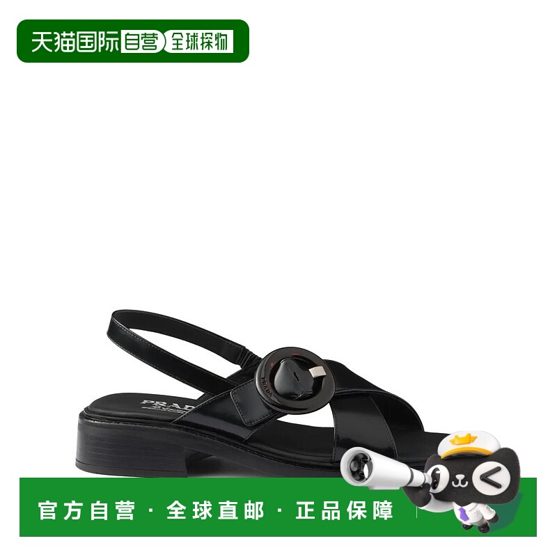 1h可退 潮奢 Prada 普拉达 女士 小牛皮凉鞋 1X962NF035P39