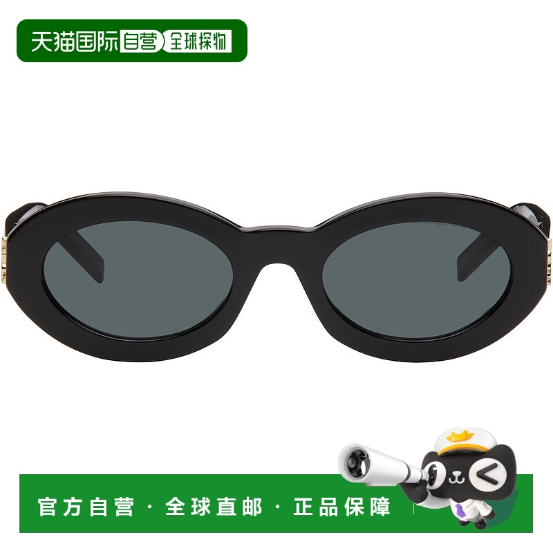 1h可退 潮奢 Saint Laurent 圣罗兰 女士 黑色 SL M136 太阳镜 SL