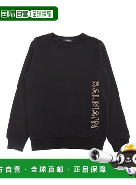 BALMAIN 男童针织毛衣 BU4P20Z0001930OR SS2024 黑色