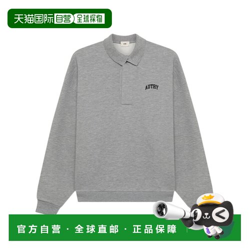 AUTRY 女士针织衫 SWPX117D AW2026 灰色 Grey cotton blend polo