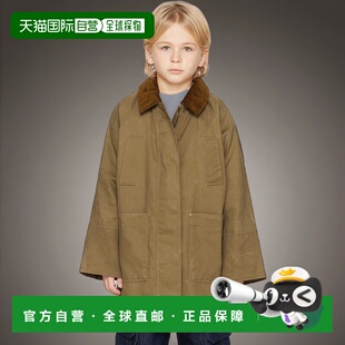 巴宝莉 女童 卡其色 1h可退 儿童大衣童装 Burberry Raglan 潮奢