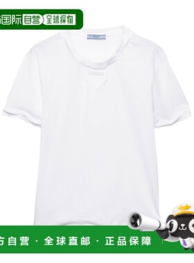 PRADA 女士T恤 3569BSOOO18QZF0009 SS2026 白色 Wire t-shirt