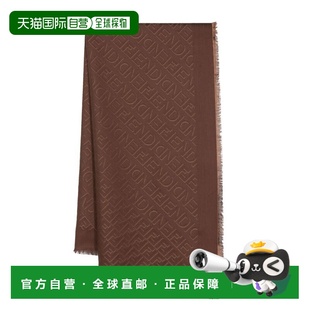 AW2024 FXT069AQ8IF0QF0 棕色 女士围巾 FENDI