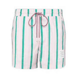 抽绳腰带条纹印花泳裤 奢淘 Thom Browne MTT032AF1167男 短裤