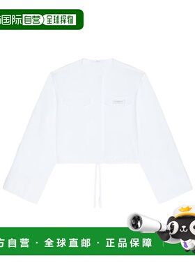 GIVENCHY 女士外套 BW61ER1634100 AW2025 白色 Shirt with draws