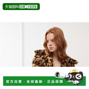 潮奢 再生复古短款 reclaimed 女士 人造皮草动物 vintage 1h可退