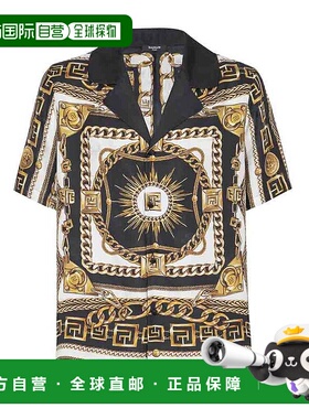 BALMAIN 男士T恤 FH1HN150VI41EDC AW2025 花色 Shirt with logo