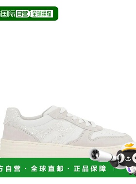 HOGAN 女士运动鞋 HXW6300FG50U4J001 SS2025 白色 Hogan Suede A