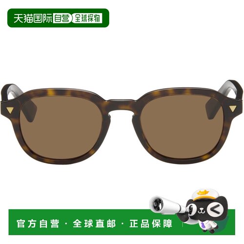 Bottega Veneta 葆蝶家 男士 棕色太阳镜 BV1364S002HAVANAHAVANA