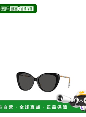 BURBERRY 女士眼镜 BE4407385387 SS2024 黑色 猫眼形框太阳镜