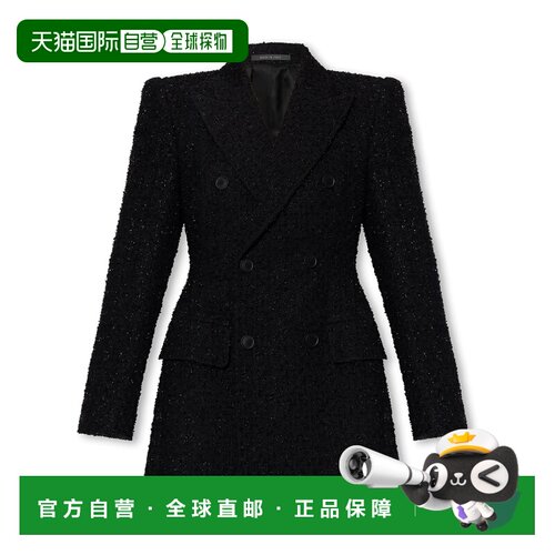 【99新未使用】BALENCIAGA 女士西服 725200TOP071000 AW2023 黑