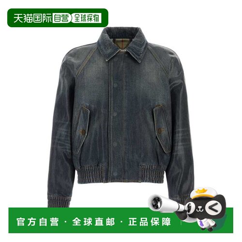BURBERRY 男士西服 8121597A1322 SS2026 深蓝色 Denim jacket