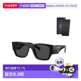 Prada墨镜普拉达太阳镜时尚三角标带镜盒PR-10ZS-1AB5S0