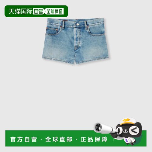GUCCI 女士牛仔裤 836071XDC7S4009 AW2025 蓝色 PF12 STONE WASH