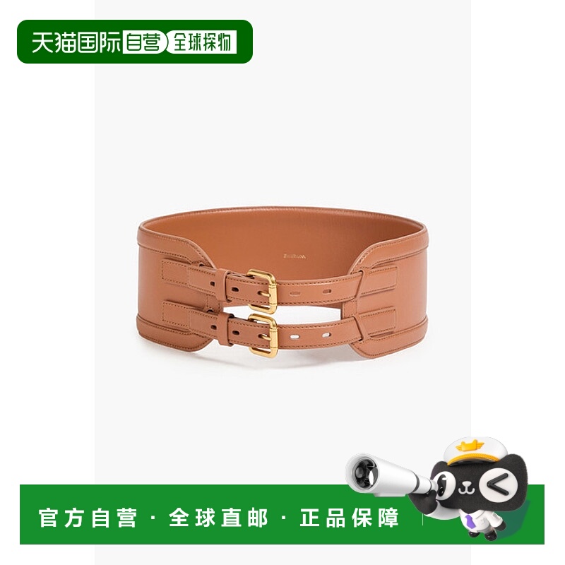 1h可退 潮奢 ZIMMERMANN 女士 皮革腰带 5167R24AV牛皮
