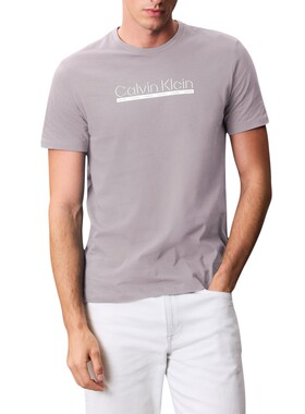 香港直邮CALVIN KLEIN 男士T恤 LV04RC852GPFP AW2025 灰色