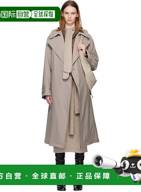 1h可退 潮奢 Lemaire 女士 灰褐色 Detachable Lining 风衣 CO112