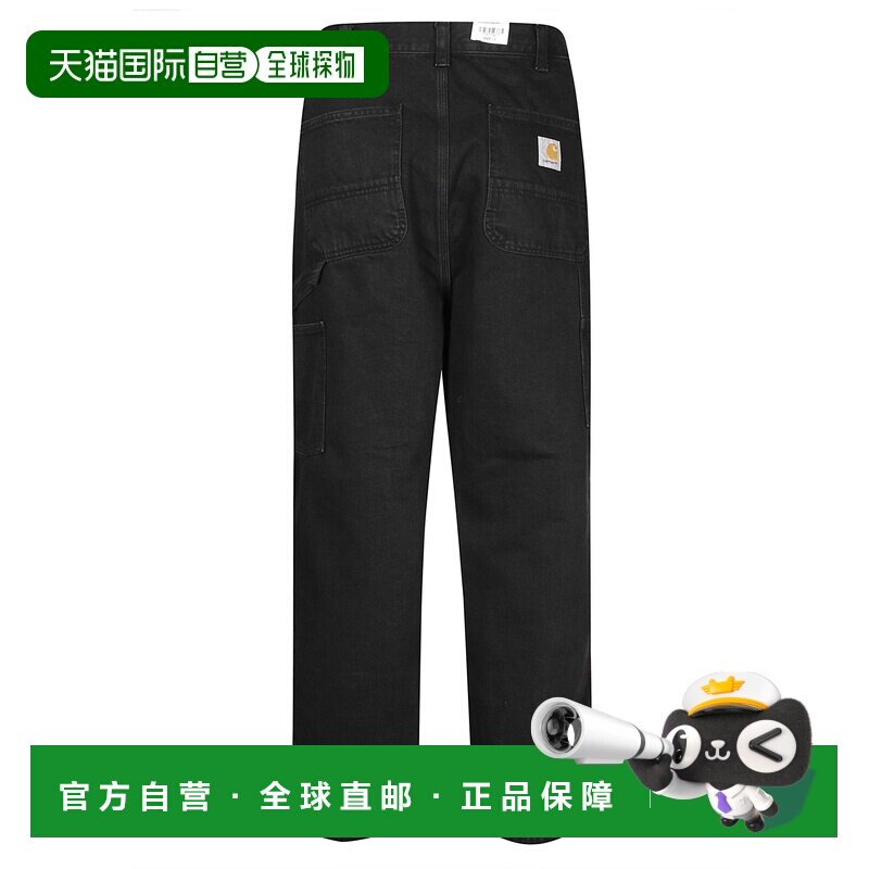 CARHARTT WIP 男士休闲裤 SS2026 黑色直筒裤工装 I0367338906图片