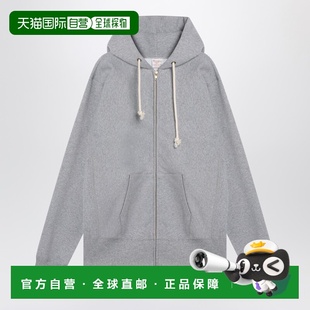 潮奢 浅灰色棉质连帽衫 Champion 男士 C5A102CO 日潮冠军 1h可退