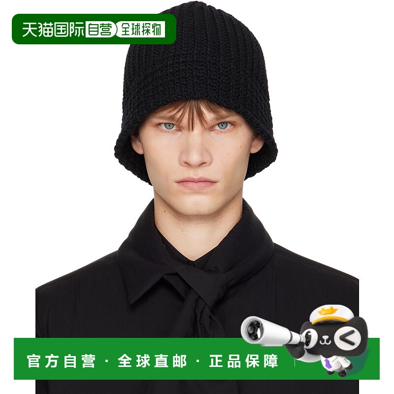 1h可退 潮奢 Yohji Yamamoto 山本耀司 男士 黑色 Cardigan Stitc