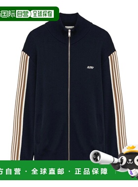 AUTRY 男士夹克 JAPMB5KB AW2025 蓝色 长袖拉链卫衣