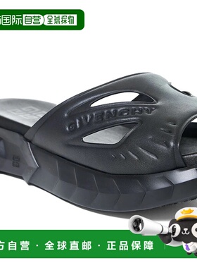 GIVENCHY 男士凉鞋 BH302CH1R2001 AW2024 黑色 4G标志凉拖