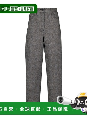 PRADA 女士休闲裤 P265J15K5SOOOF0480 AW2025 灰色直筒裤