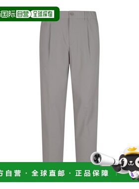 HERNO 男士休闲裤 PT000093U126849403 SS2026 灰色