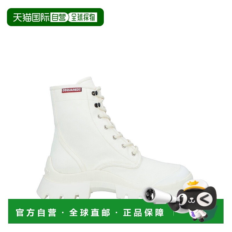 1h可退 潮奢 Dsquared2 二次方 男士 脚踝靴 beige米色 舒适时尚
