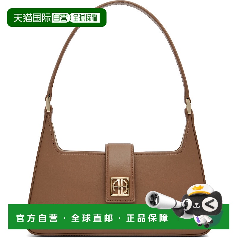 1h可退 潮奢 ANINE BING 女士 棕色 Lou 单肩包 A1311445