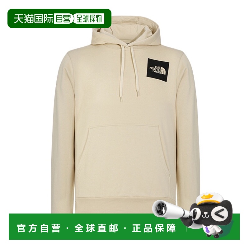 1h可退 THE NORTH FACE 男士卫衣 NF0A89EU3X4 SS2025 米白色帽衫