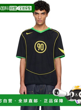 1h可退 潮奢 Nike 耐克 男士 黑色 Total 90 Dri-FIT Soccer T 恤