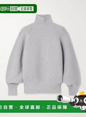 1h可退 潮奢 Balmain 巴尔曼 女士 高領羅紋針織套頭衫 FF0KG025K