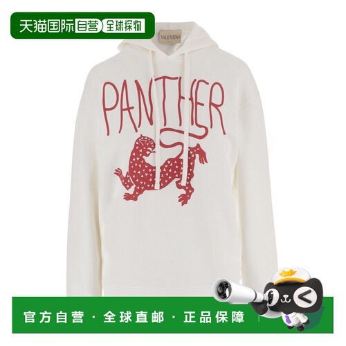 VALENTINO 女士针织衫 BMF25HA53AS0 SS2026 白色 长袖卫衣
