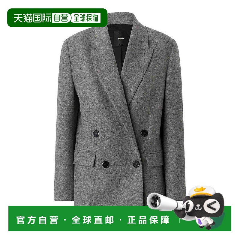 1h可退 PINKO 女士连衣裙 106099A2ZUAI76 AW2025 灰色 Grey  Coa