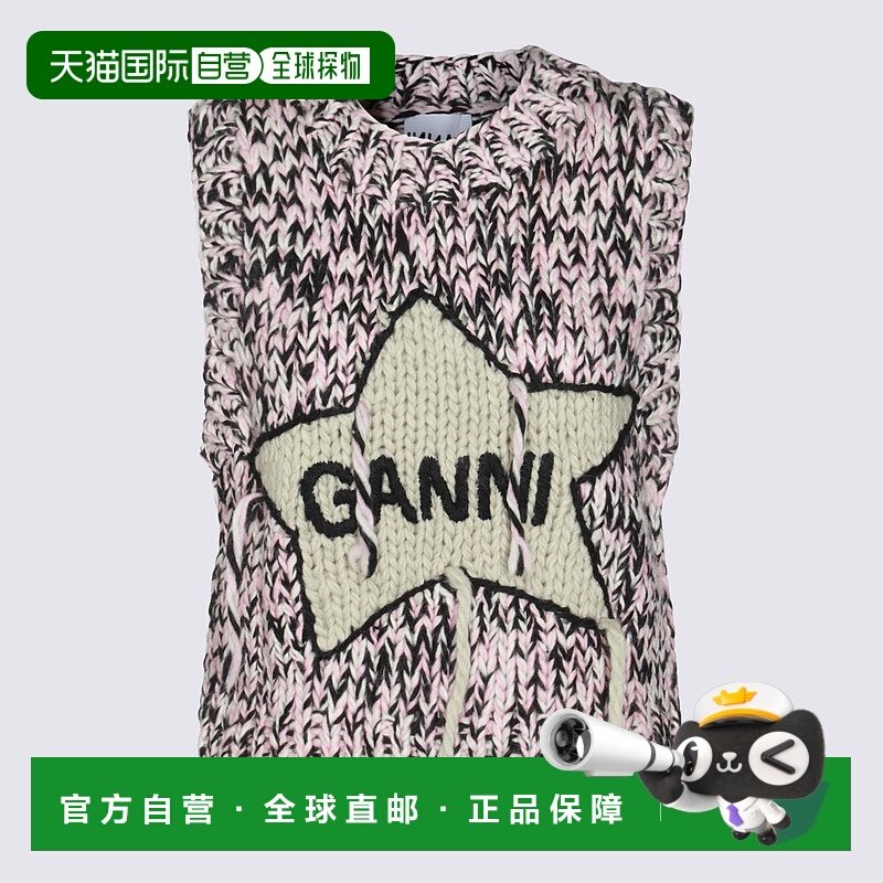 GANNI 女士针织衫 K2346868 SS2025 灰色 Jumper
