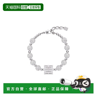 GIVENCHY 女士手链手镯 BF20HPF05M040 AW2024 白色 4G 金属水晶