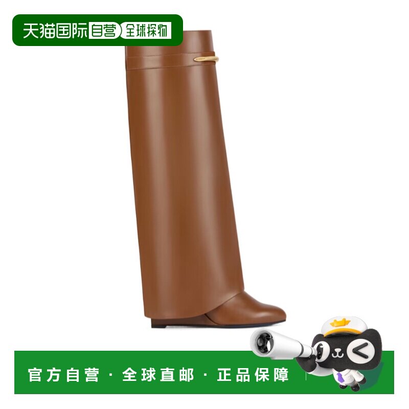 奢淘 Givenchy Shark 长筒靴 女 BE703XE1J7坡跟鞋厚底
