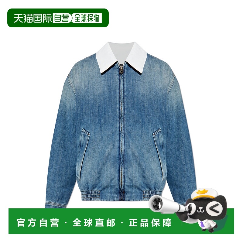 1h可退 LOEWE 男士夹克 H526Y50W370BLUE AW2025 蓝色 Denim jack