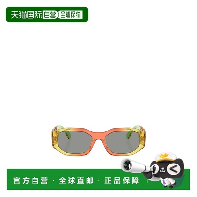 1h可退 VERSACE 男士眼镜 VE436155301 AW2025 灰色 全框太阳镜