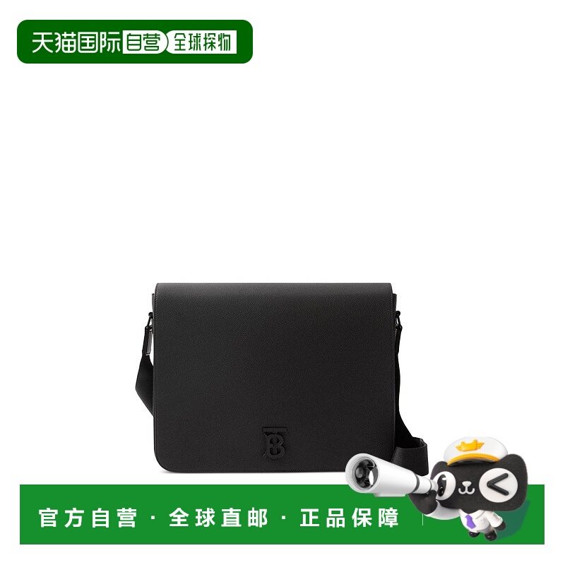 1h可退 BURBERRY 男士斜挎包 8069748 AW2023 黑色 Alfred