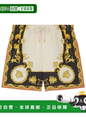 VERSACE 男士泳装 10188841A168265BE40 AW2025 花色泳裤