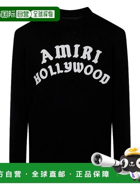 1h可退 AMIRI 男士卫衣 AMKNCW1094BLACK AW2025 黑色 