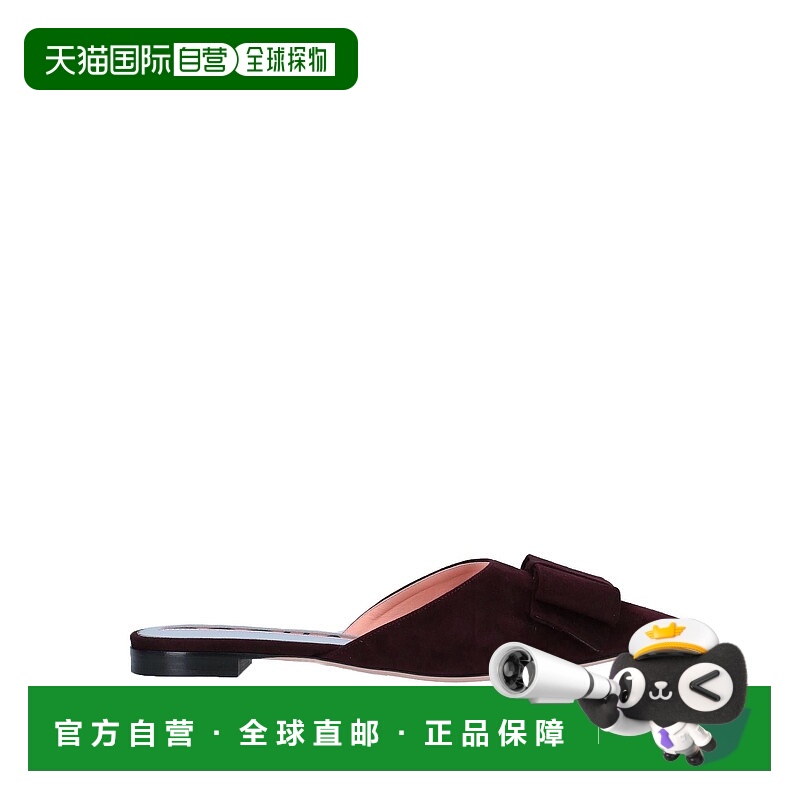 1h可退 潮奢 Rochas 巴黎罗莎 女士 Mules 木屐 purple紫色 舒适