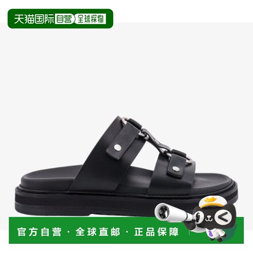 CELINE 男士凉鞋 353913778C38NO SS2025 黑色 TIPPI圆头拖鞋