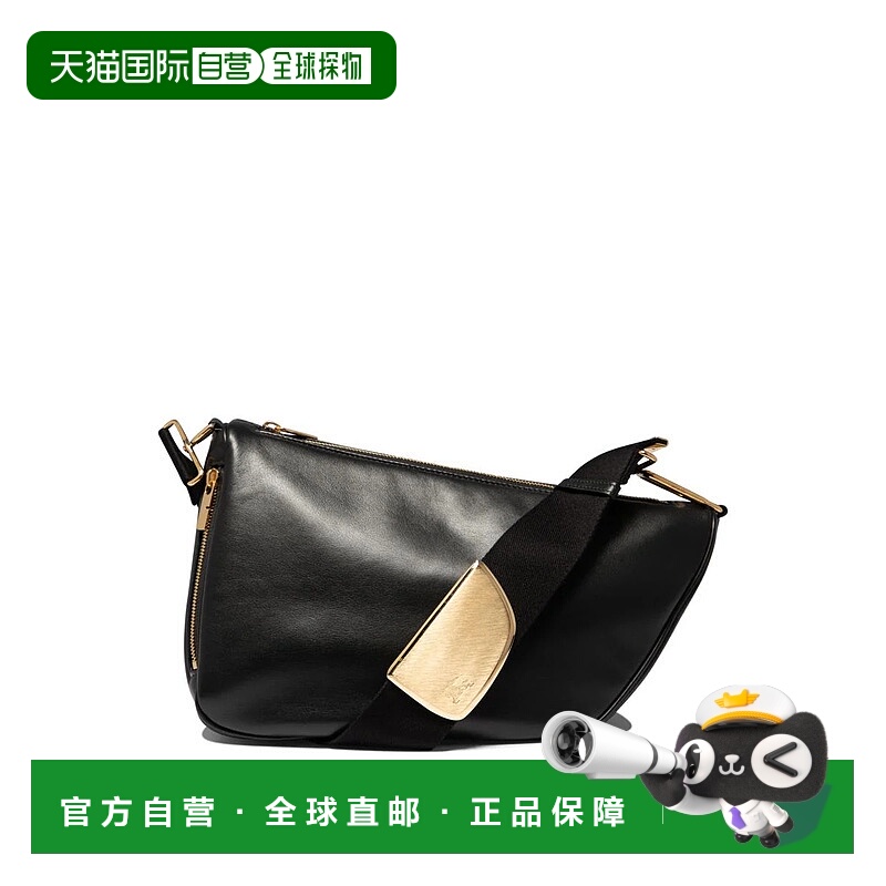 BURBERRY 女士单肩包 8088938 AW2025 黑色 BURBERRY Shield Medi