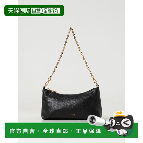 COCCINELLE 女士斜挎包 E5QH0550101001 CO 黑色 拉链单肩包
